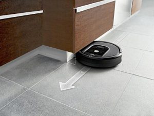 Aspirateur robot mur, angles, sous les meubles iRobot Roomba 960