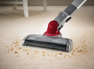 Test aspirateur balai moquette Black et Decker HVFE2150LR