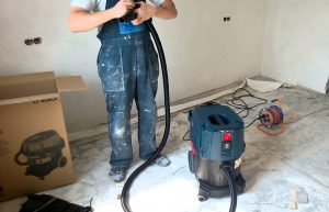 Test aspirateur chantier eau et poussière Bosch GAS 35 L SFC+