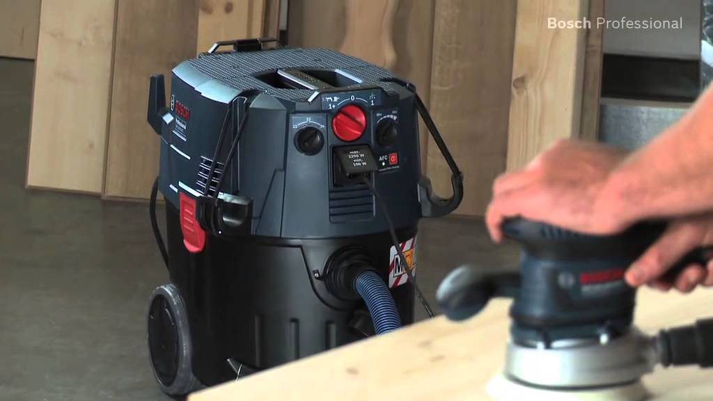 Test aspirateur eau et poussière atelier bricolage Bosch GAS 35 L SFC+