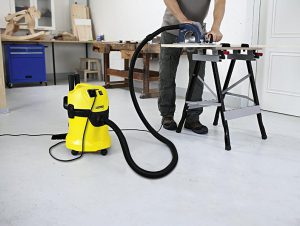 Test aspirateur eau et poussière bricoleur atelier pas cher Kärcher WD3P