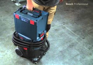 Transport aspirateur chantier eau et poussière Bosch GAS 35 L SFC+