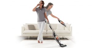 Utilisation aspirateur balai + aspirateur à main Philips FC6168-01 Powerpro duo